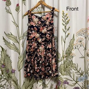 American Eagle Outfitters Navy Floral Top